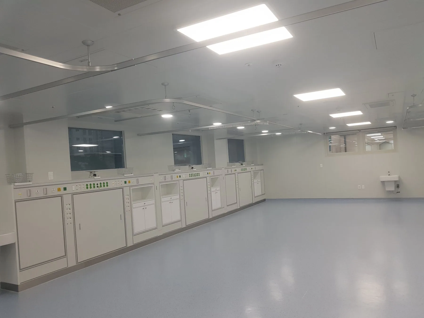 중환자실 클린존 내부 청정 구역